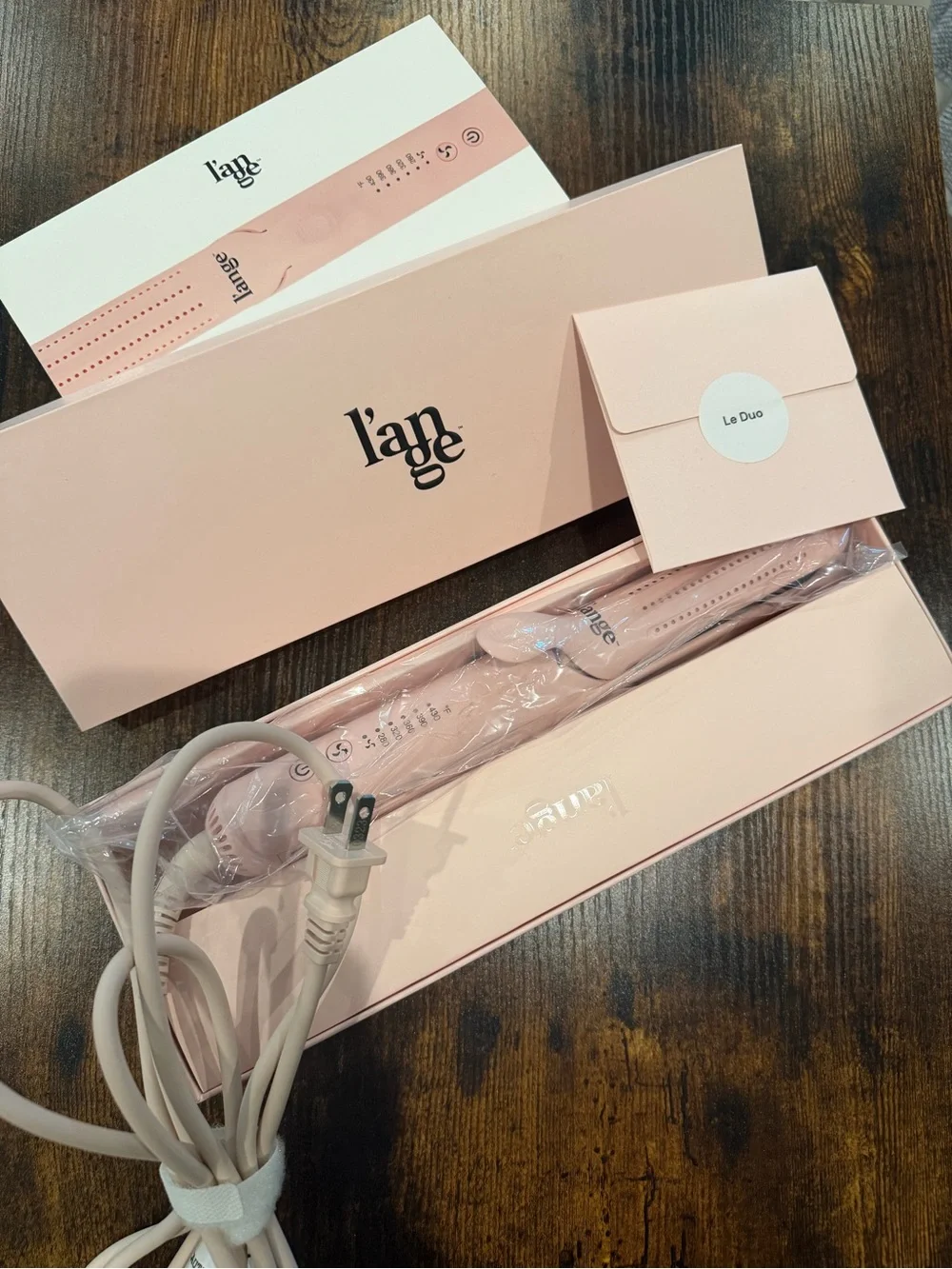 L’ange LE DUO 360° Airflow Styler - Blush Pink